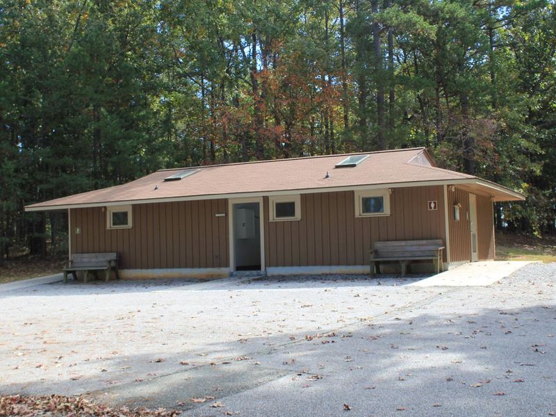 Welcome to North Bend Park! This is the comfort station located in Area A in North Bend Park. 
