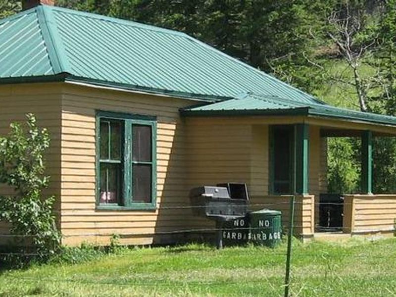 West Bridger Cabin in the springtime