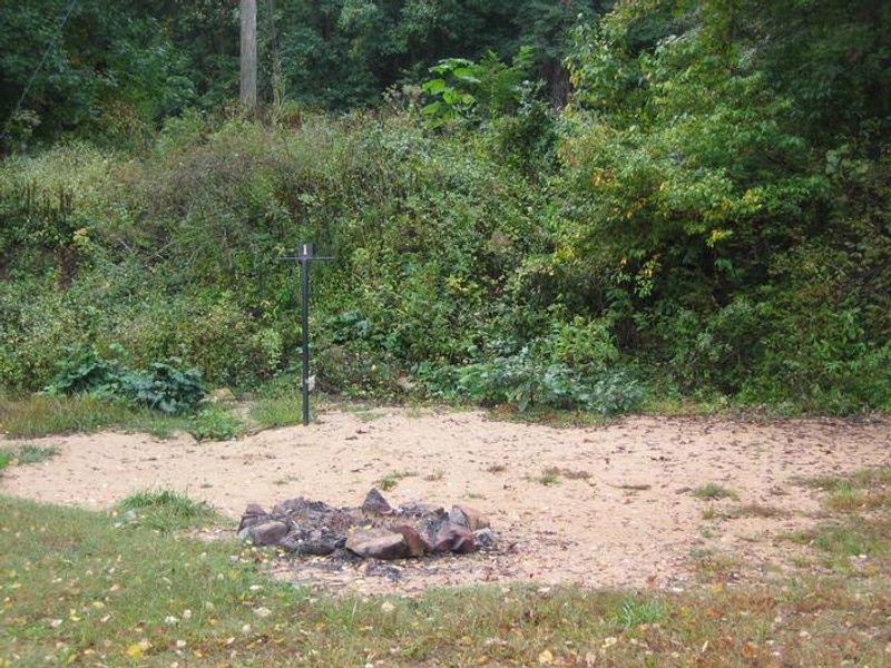 Stone Cliff Campground offers 5 walk-in sites on the banks of the New River.