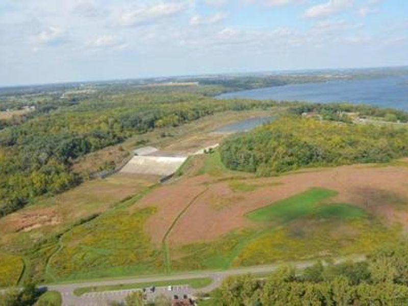 Aerial View of the CJ Brown Dam area