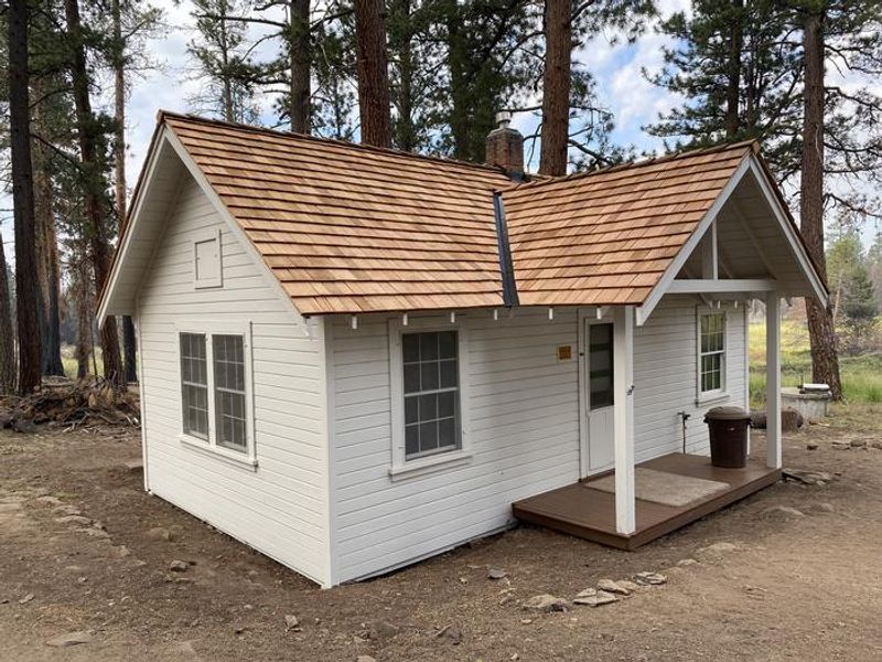 Front and East Side of Cabin