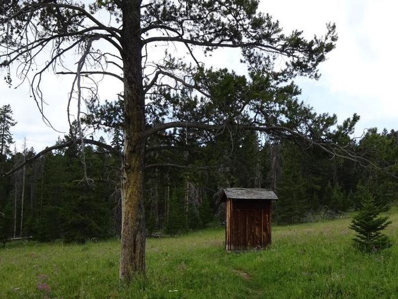 Outhouse with a view