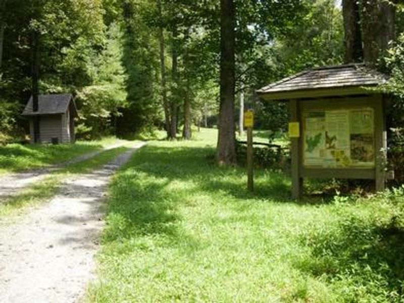 Entry leading into Wash Creek Horse Camp. Code provided upon reservation. 
