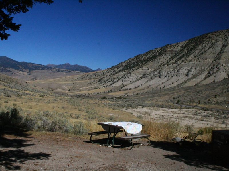 Mammoth Campsite #35, looking north