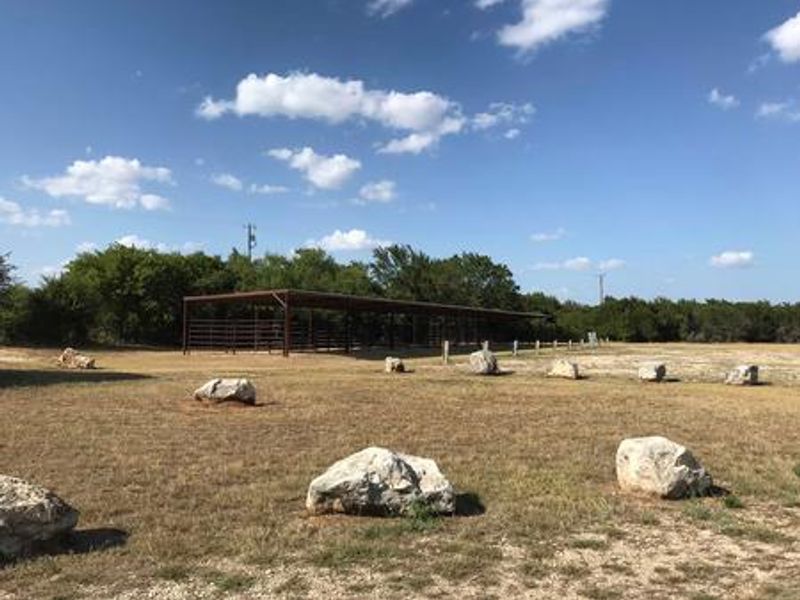 Equestrian camping area