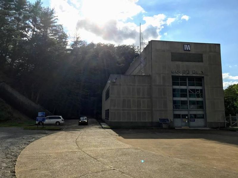 Campground entrance just past TVA Ocoee No. 3 Powerhouse