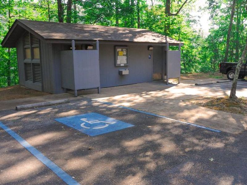 Upper Stamp Creek Campground Bath House.