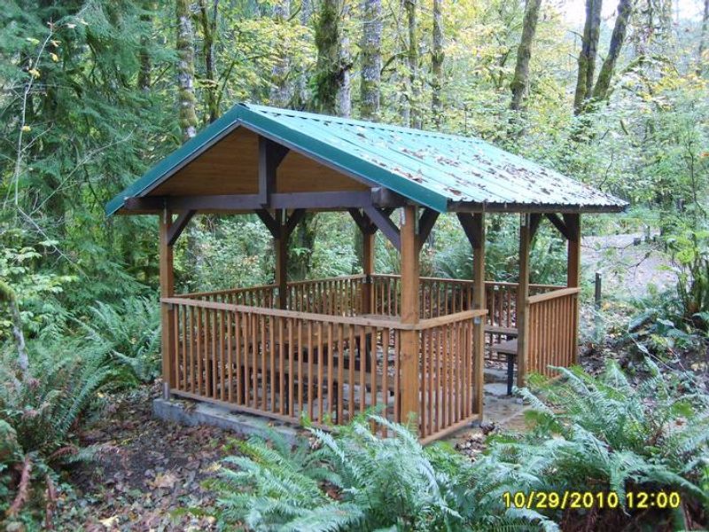Whittaker Creek picnic gazebo