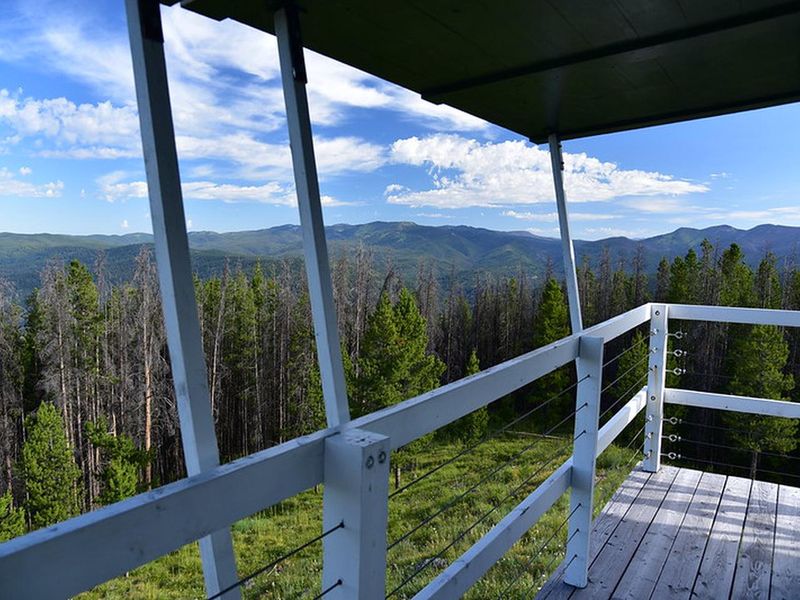 view from McCart Lookout catwalk