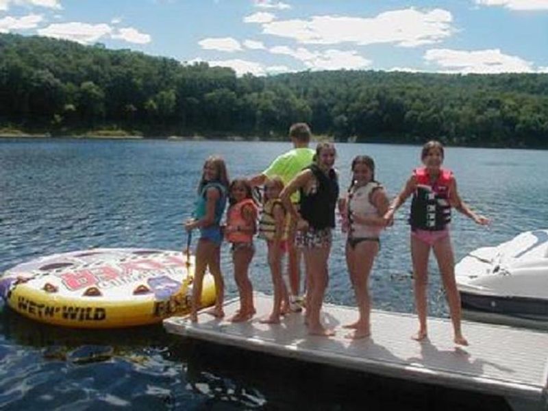 Swimming at Tionesta Lake!