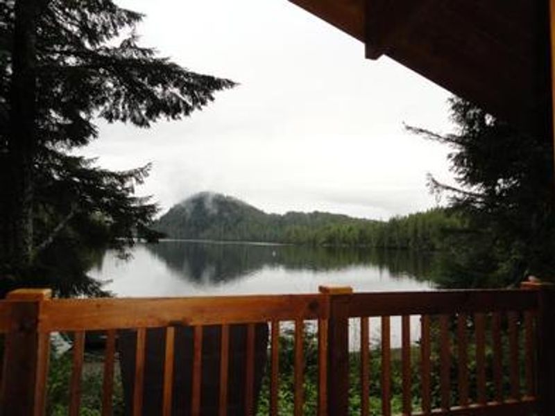 Winstanley Island Cabin view from the deck