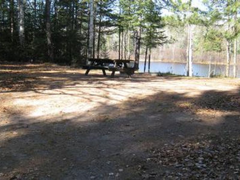 Several sites at Twin Lakes offer scenic views of the lake.