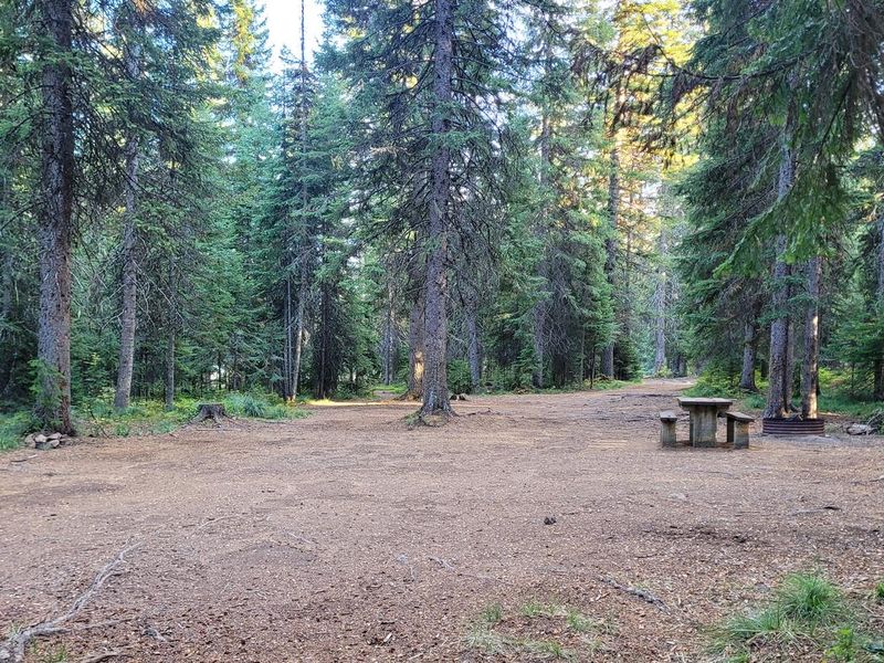 Fish Creek Group Site, part of the center of the site