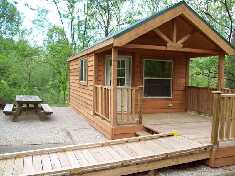  Cabin sites are A13, D9, D10,D11,D,12,D13,D14,F2,G30,H39,H40,H41