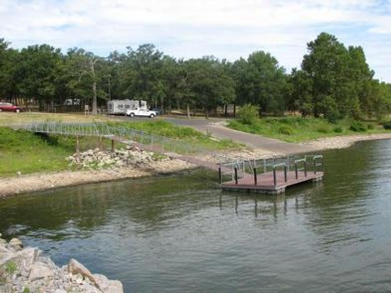 Taylor Ferry offers a rock fishing jetty that protects the courtesy dock and boat ramp area.