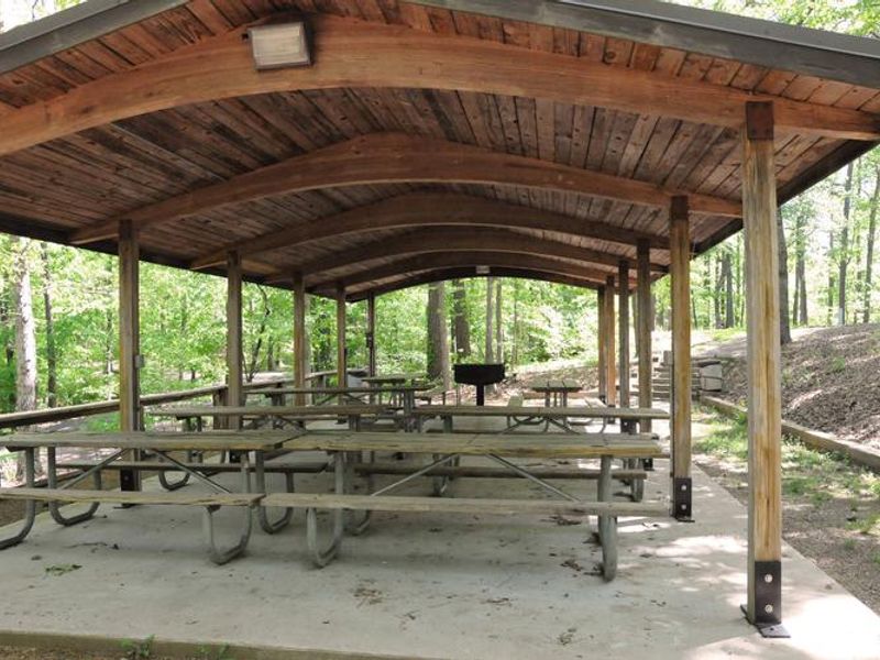 Sweetwater Campground Group Campsite 28 A-H Pavilion.