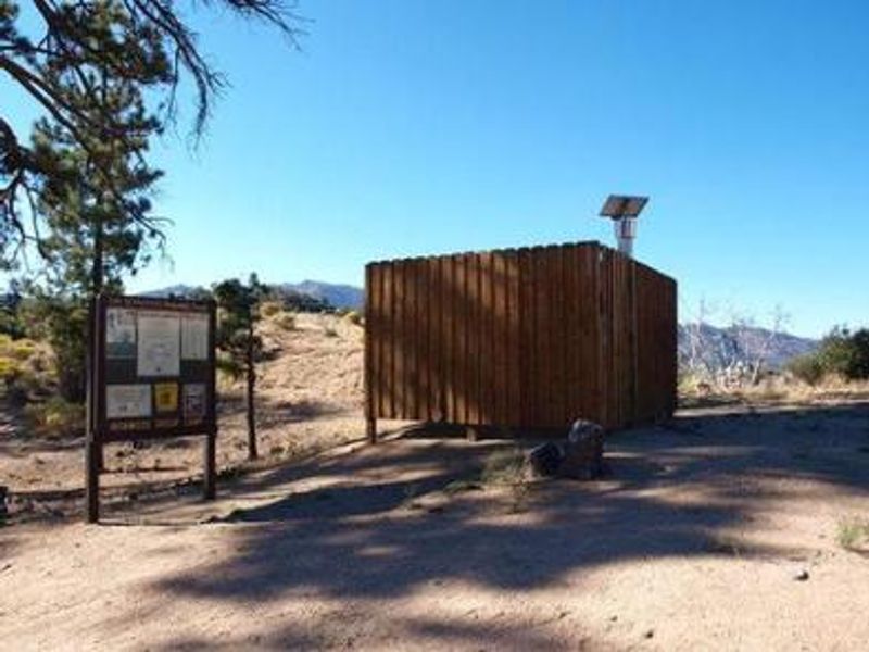 Vault Toilet at Ironwood Group Camp