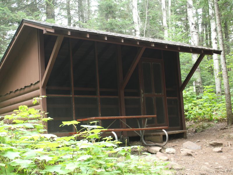 Shelters are popular camping spots on Isle Royale.