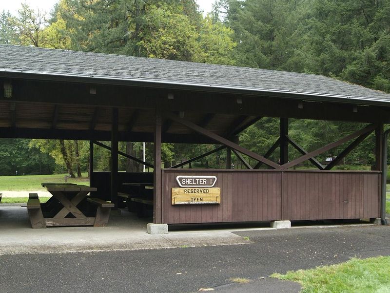 Shotgun Day Use Shelter 1. Available to reserve online. 