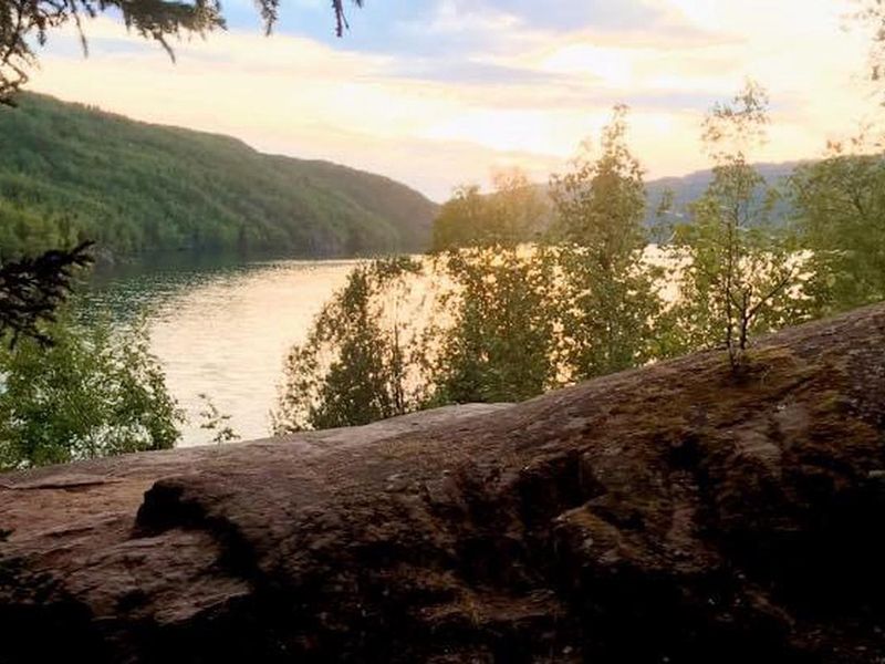 Hidden Lake during sunset can be a perfect way to end the day.