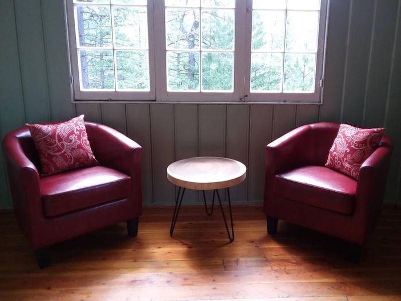 Cozy new furniture in the living room or "sitting" room.