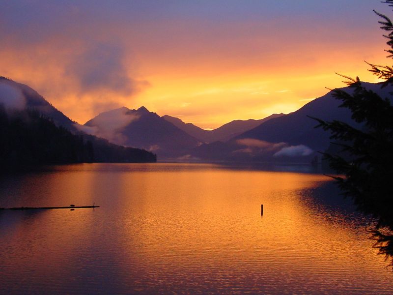 Sunrise from Fairholme Campground