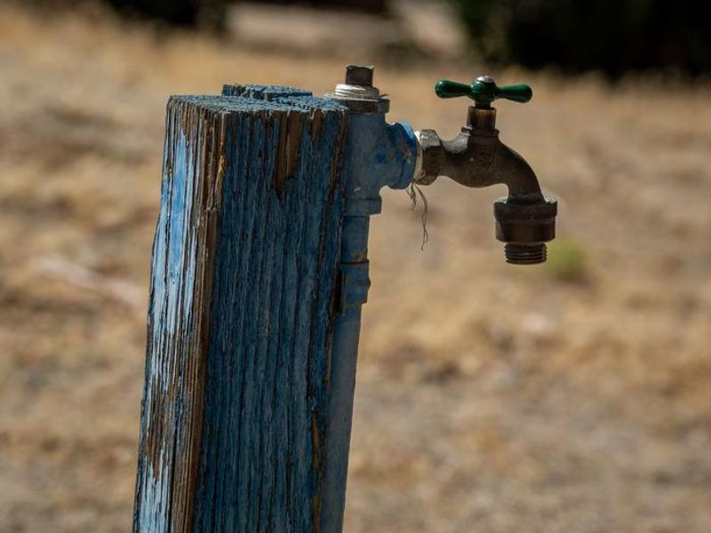 Water Spigots are located throughout  the Temple Bar Campground Sites
