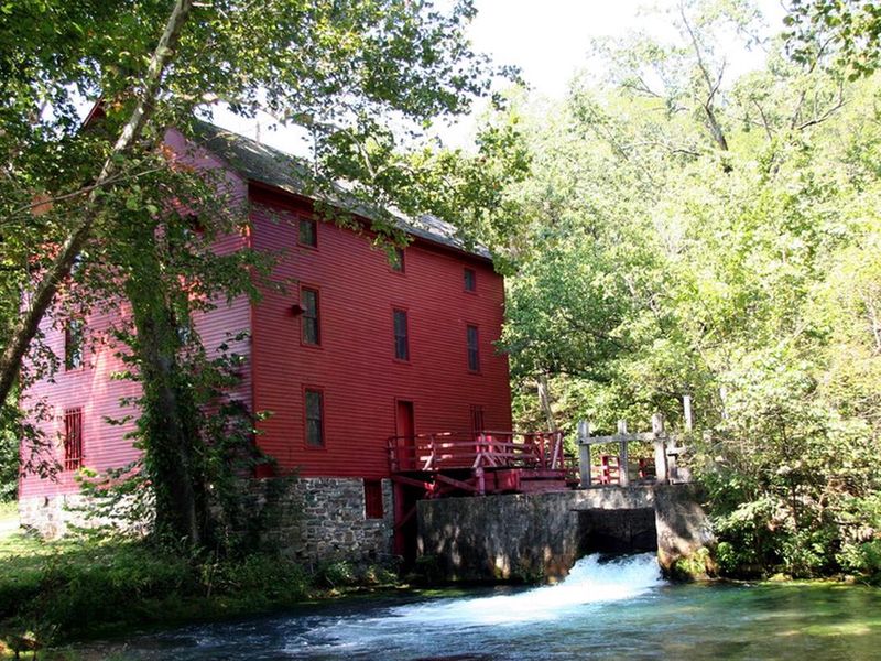 Alley Mill in summer