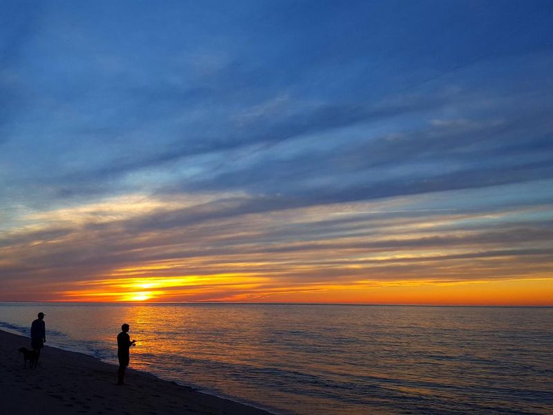 Spend peaceful sunset evenings on beautiful Cape Cod Bay
