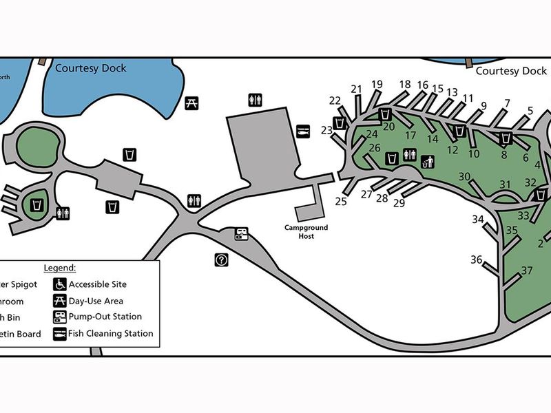 Hunters Campground Map