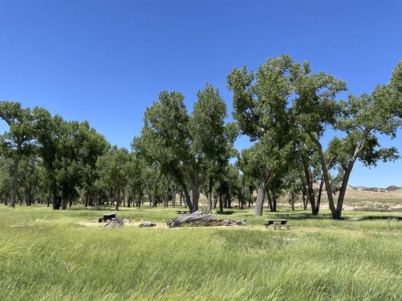 A photo of facility Deerlodge Park Campground with No Amenities Shown
