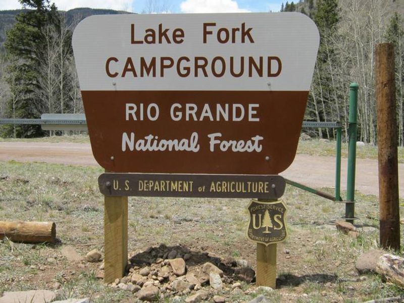 Lake Fork CG Entrance