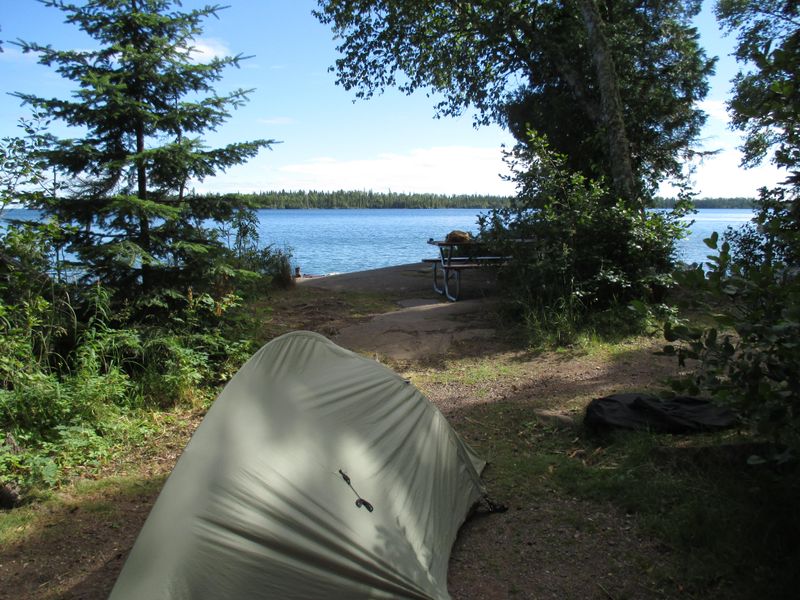 Three Mile Campground is very busy due to its proximity to Rock Harbor and the ferry terminals.