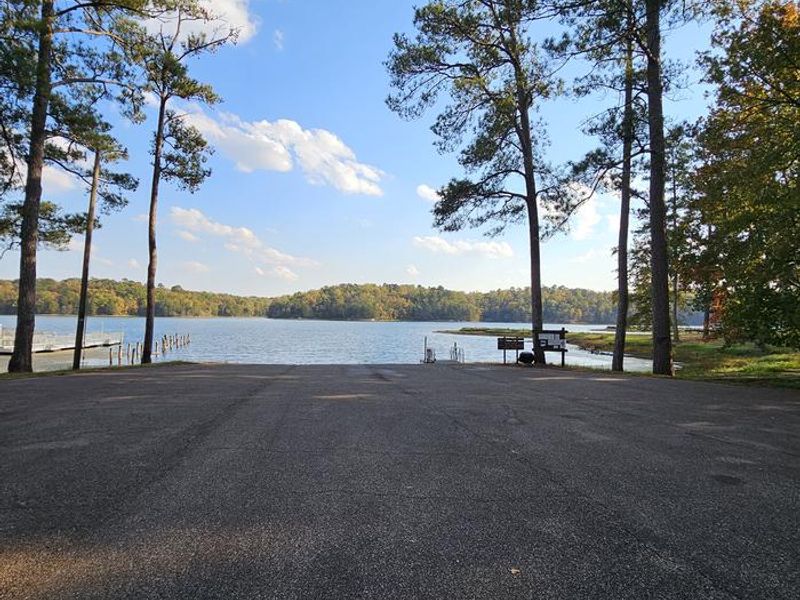 Boat Ramp, the ONLY place you may launch your boat. Please do not launch your craft off of the campground sites.