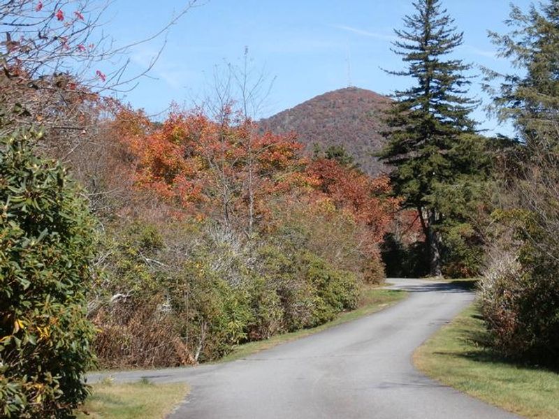 Mount Pisgah, at 5721 feet, makes a noble backdrop for the campground.