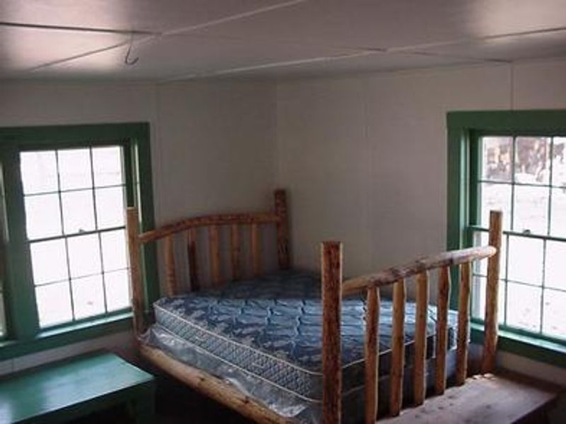 Double Bed in Sleeping Area