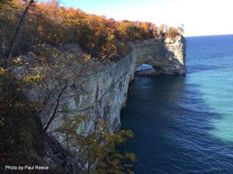 A view of Grand Portal from the cliffs