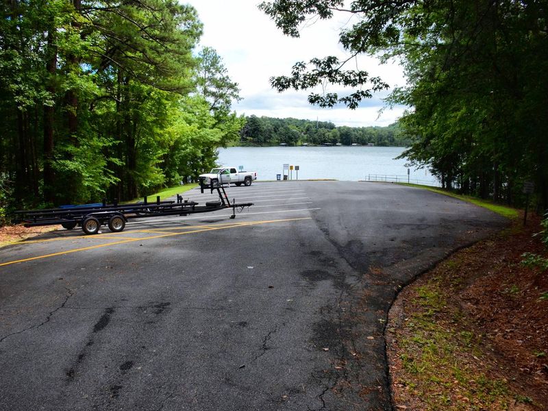 McKinney Campground boat ramp parking.