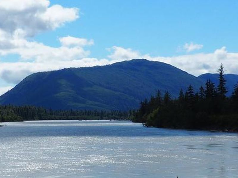 View of the Stikine River from Twin Lakes Cabin