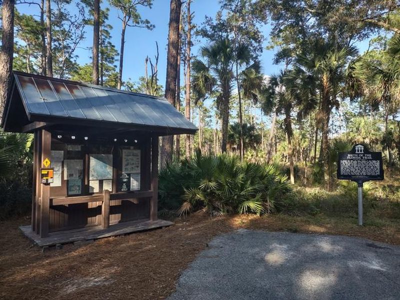 Trailhead is just up the road - walkable from our site. 