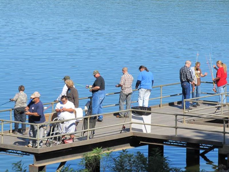 An accessible fishing pier and ramp are available. 