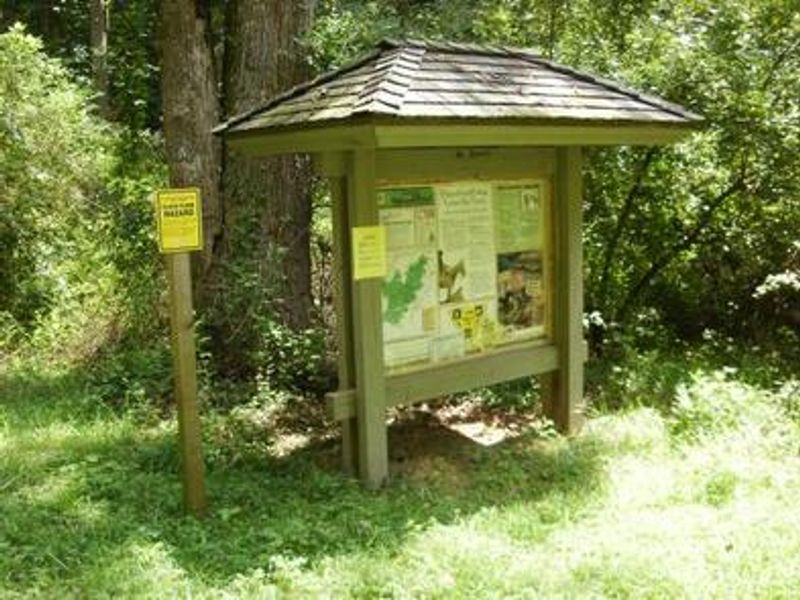 Kiosk at Wash Creek 