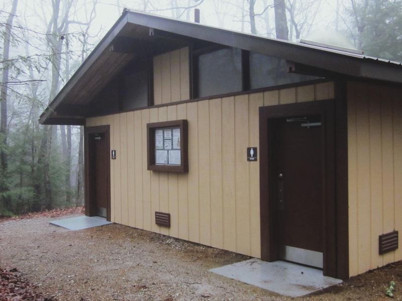 Upper Loop Restrooms.  No hot water, No showers