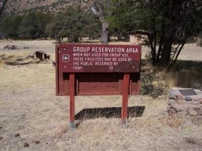 Group area sign