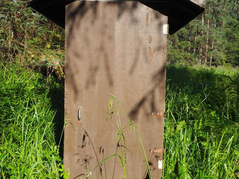 Marten Lake Cabin outhouse