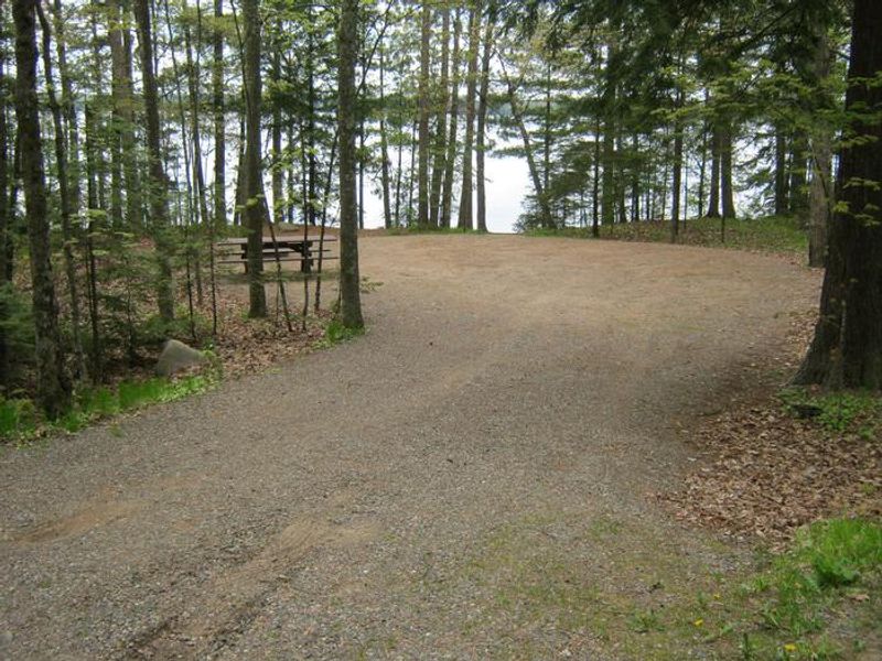 Site 59 at Franklin Lake, a premium waterfront site.