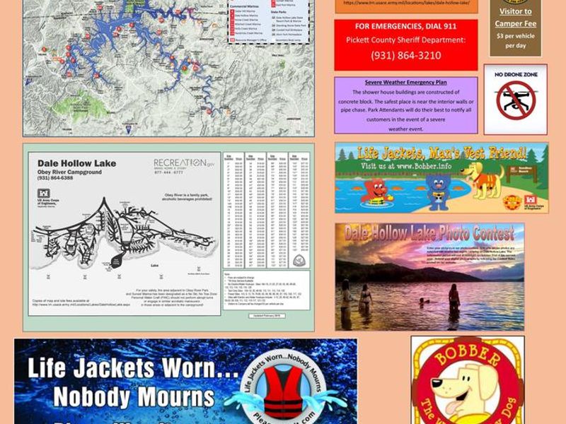 OBEY RIVER PARK BULLETIN BOARD SIDE B