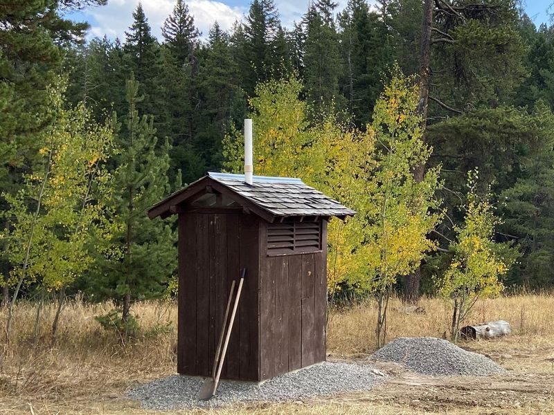 Outhouse at Trail Creek Cabin