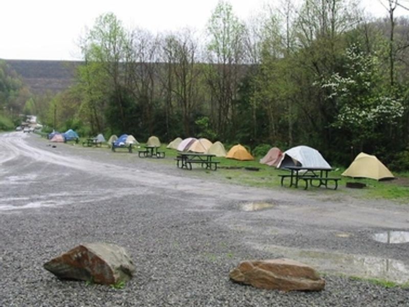 A popular campground during Gauley Season