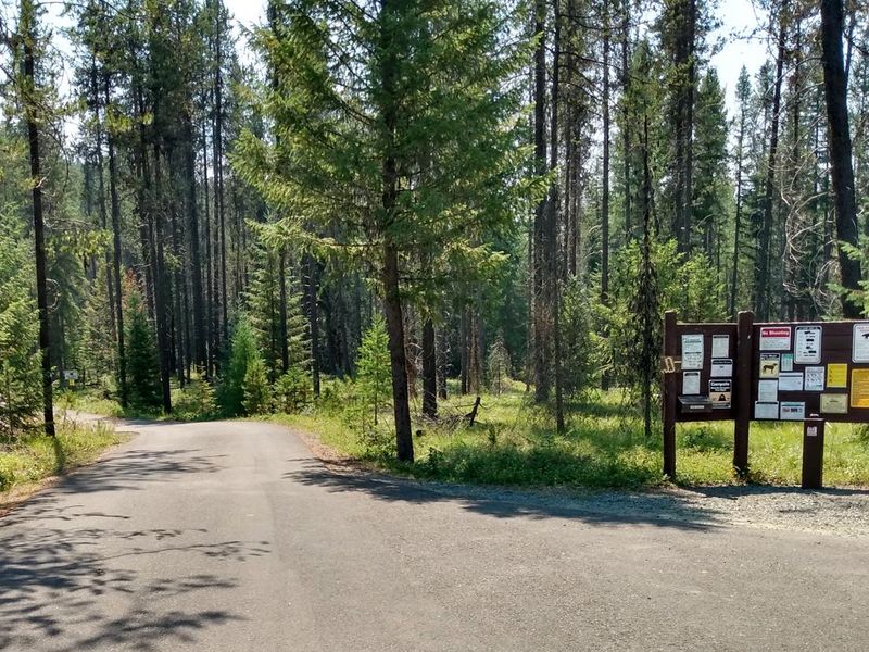 Gillette Campground Sign Board